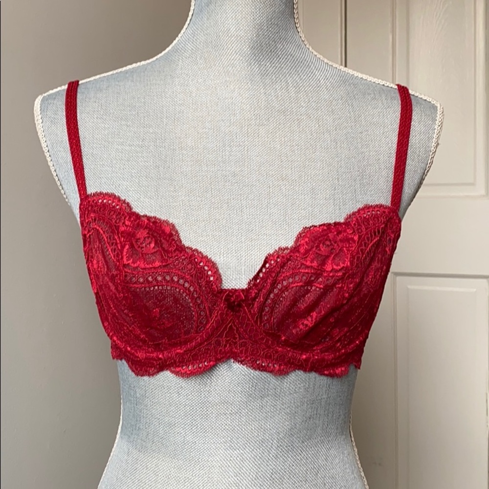 Le Mystere Isabella Ruby Lace Bra 34C